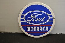 FORD MONARCH PORCELAIN SIGN picture