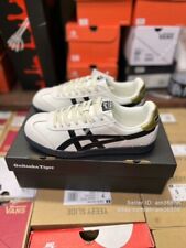 Hot Onitsuka Tiger Tokuten Running Sneakers White/Black/Gold #1183B938-100 Shoes picture
