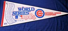 CHICAGO CUBS World Series 1984 vintage large souvenier pennant N L Champions picture