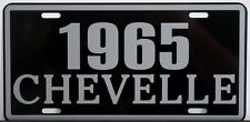 1965 65 CHEVELLE METAL LICENSE PLATE SS SUPER SPORT 283 327 396 Z-16 CONVERTIBLE picture