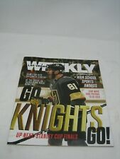 LAS VEGAS WEEKLY MAGAZINE GOLDEN KNIGHTS STANLEY CUP GO KNIGHT GO MAY 24-30 2018 picture