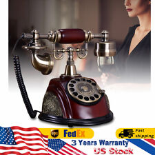 Vintage Rotary Dial Telephone Phone Working Vintage Retro Old Fashion Telephone picture