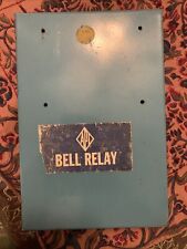 Vintage BELL RELAY METAL BOX API Telephone Electrical Power Connection Cabinet picture