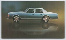 1977 Chevrolet Caprice Classic Sedan~Litho~Baby Blue~4Door~Reflection~Vintage PC picture