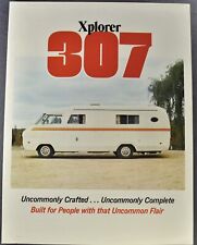 1973-1974 Xplorer 307 Motorhome Brochure RV Camper Chevrolet Nice Original picture