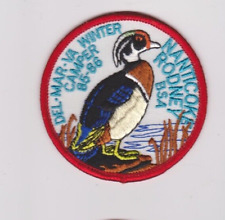 Del-Mar-Va winter camper patch 1985-1986 Wood Duck picture