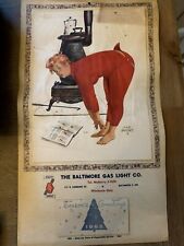 Vintage Hilda 1962 calendar Baltimore Gas & Light Company picture