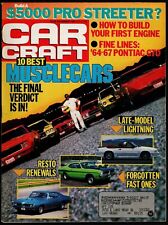 NOVEMBER 1987 CAR CRAFT MAGAZINE, 10 BEST, '64-67 PONTIAC GTO, '67 Z/28 CAMARO picture