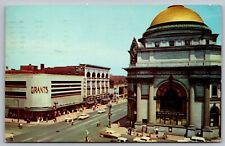 Postcard Buffalo Savings Bank Golden Dome Main Huron St New York PM Tonawanda NY picture