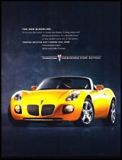 2007 Pontiac Solstice GXP - Bloodline Original Advertisement Car Print Ad J702A picture