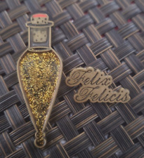 2PC UNIVERSAL STUDIOS HARRY POTTER FELIX FELICIS LUCKY POTION COLLECTIBLE PIN picture