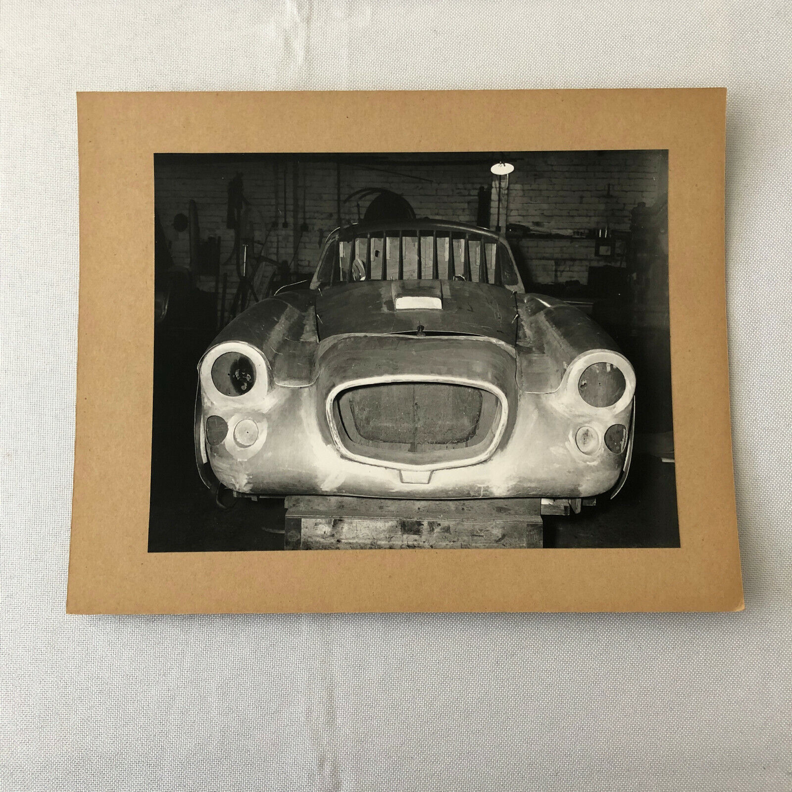Vintage Bristol 406 Car Body in Factory Photo Photograph Print 1957 