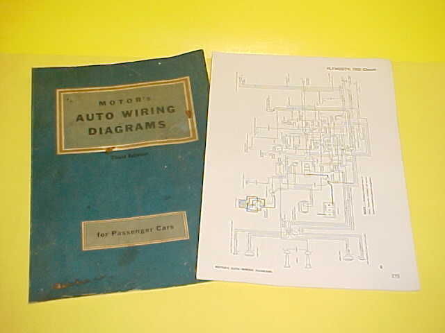 1950 1951 1952 1953 1954 1955 1956 PLYMOUTH BELVEDERE CONVERTIBLE WIRING DIAGRAM