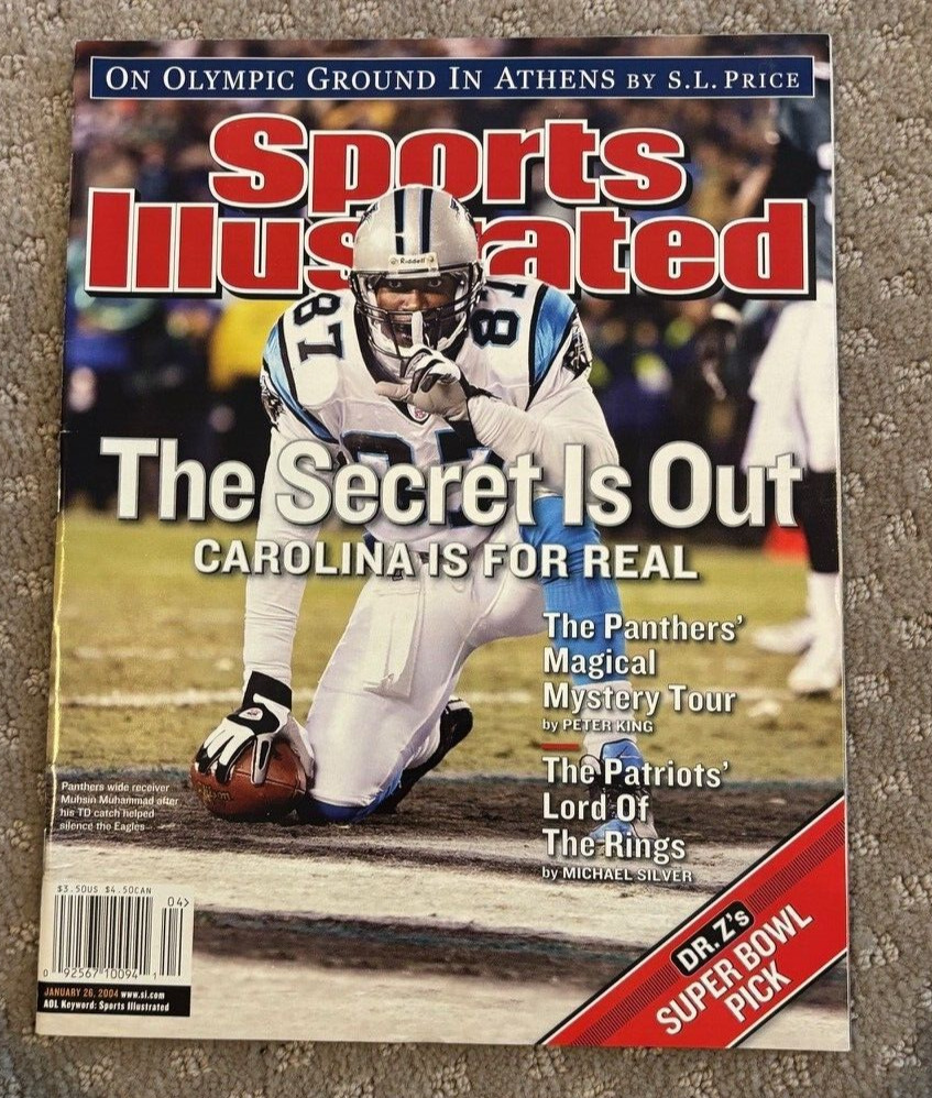 Muhsin Muhammad Sports Illustrated Newsstand No Label Carolina Panthers