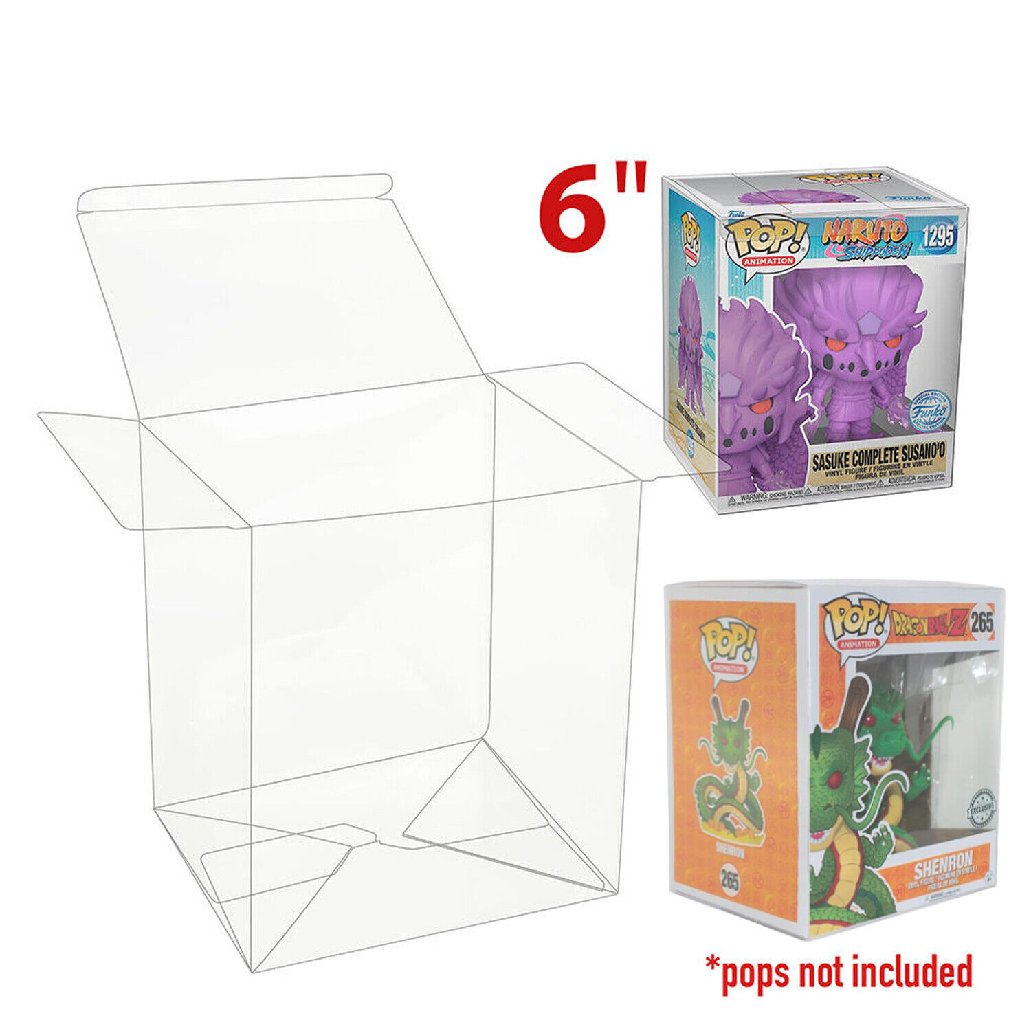 6 Inch Pop Protector Compatible with Funko Pop 6\