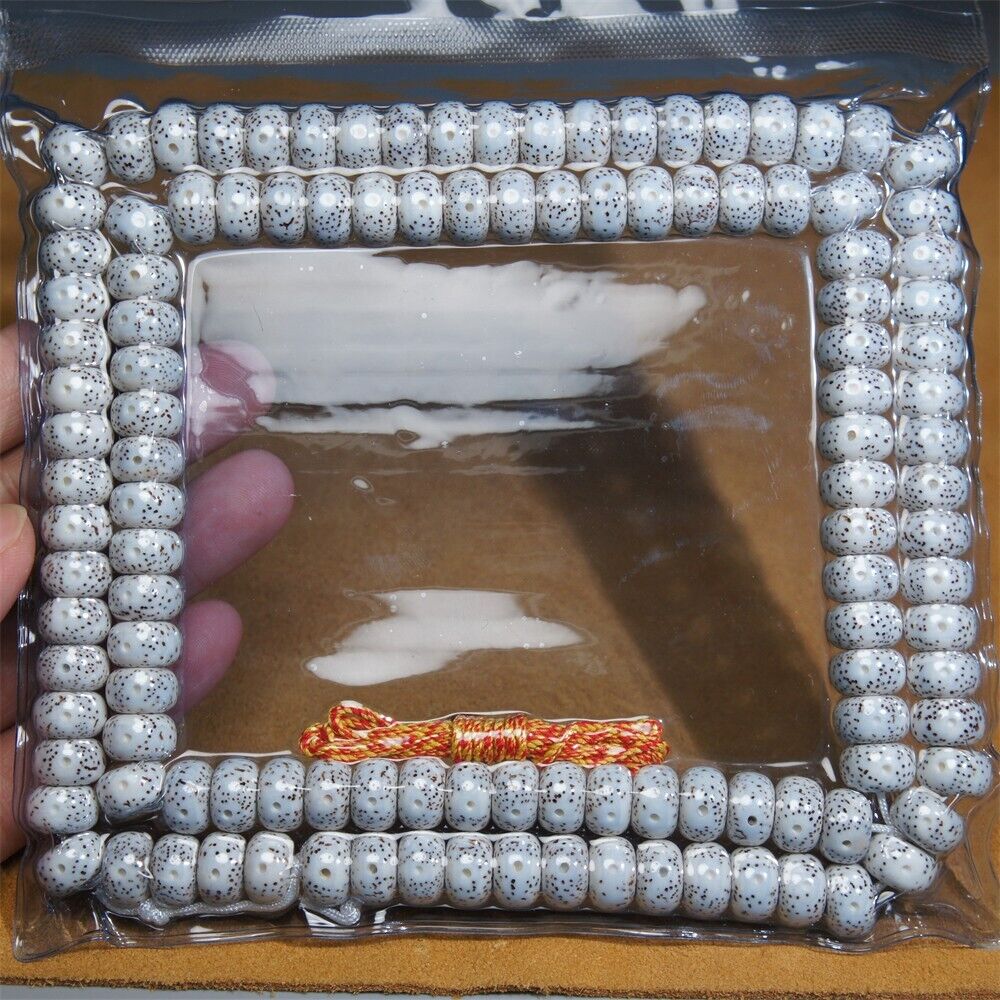 Quality 12×8mm Natural High Density Star＆Moon Prayer Bodhi Beads String 120pcs