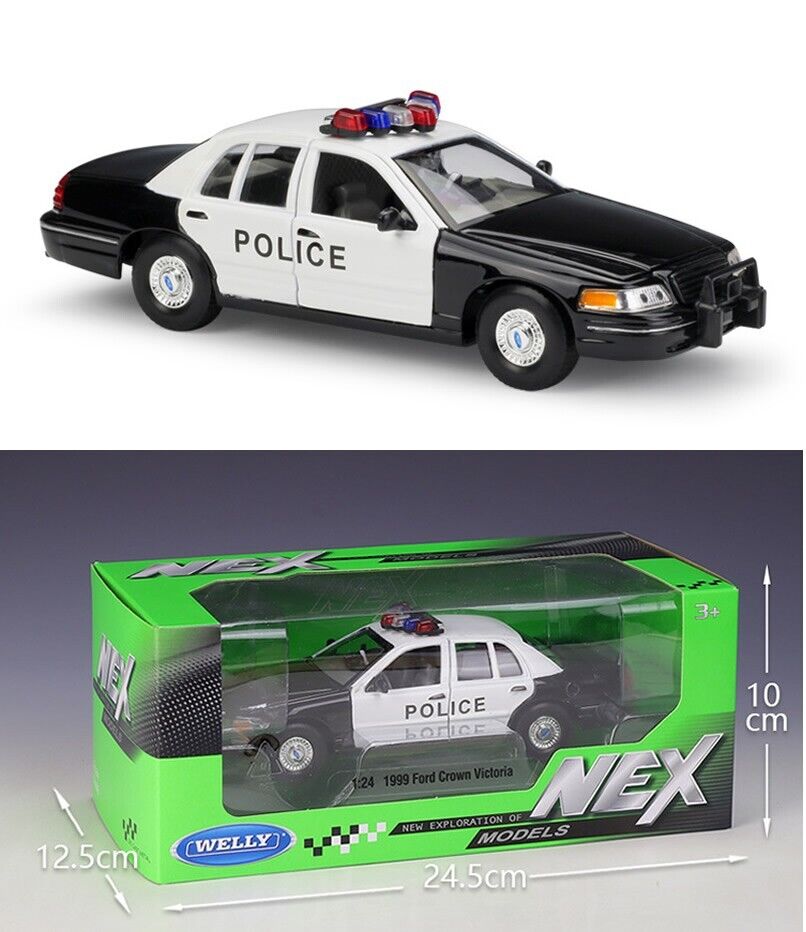 WELLY 1:24 1999Ford Crown Victoria Alloy Diecast Vehicle Car MODEL TOY Collect