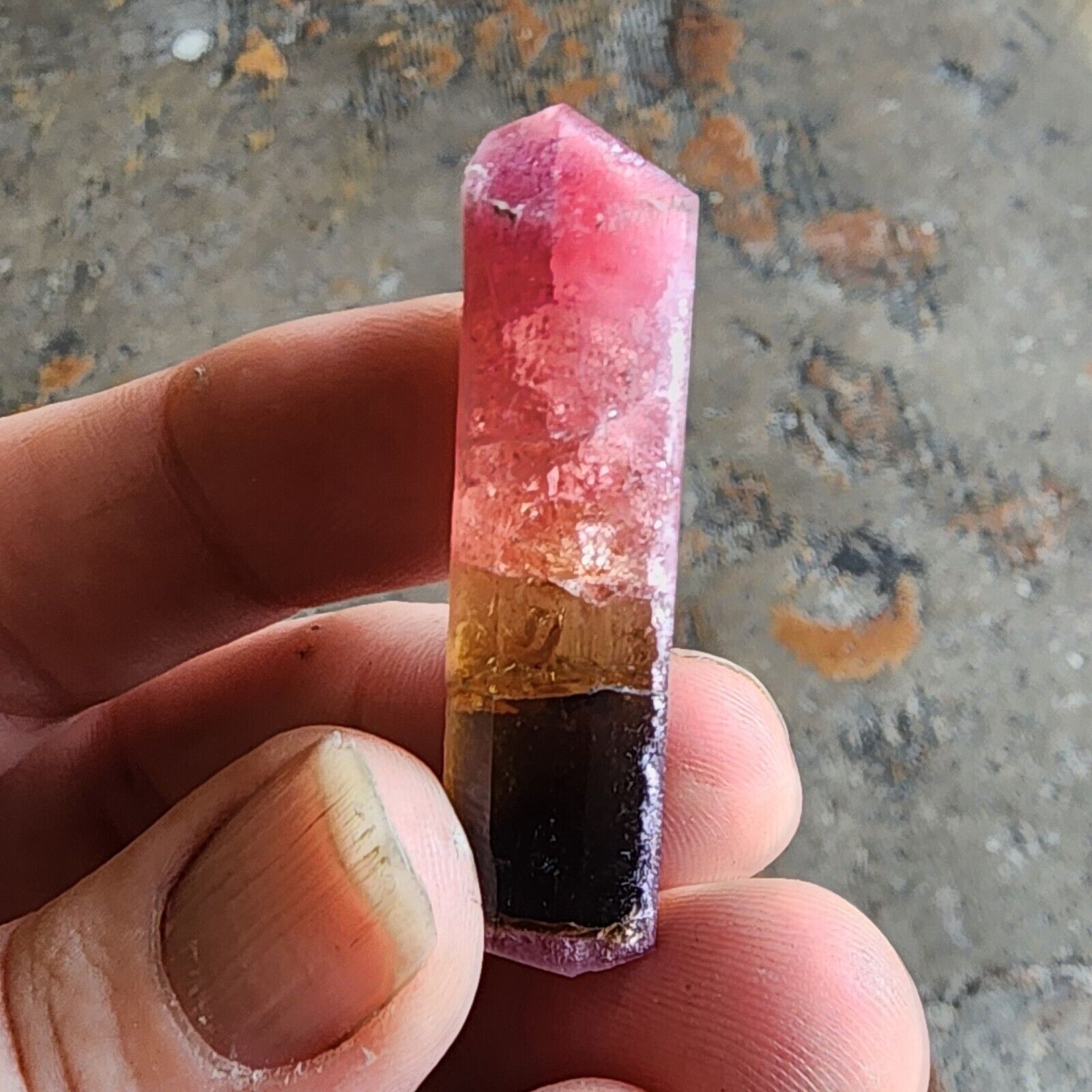 Fine Pink Tourmaline Rubellite Terminated Crystal Mineral Specimen RUSSIA Malkan