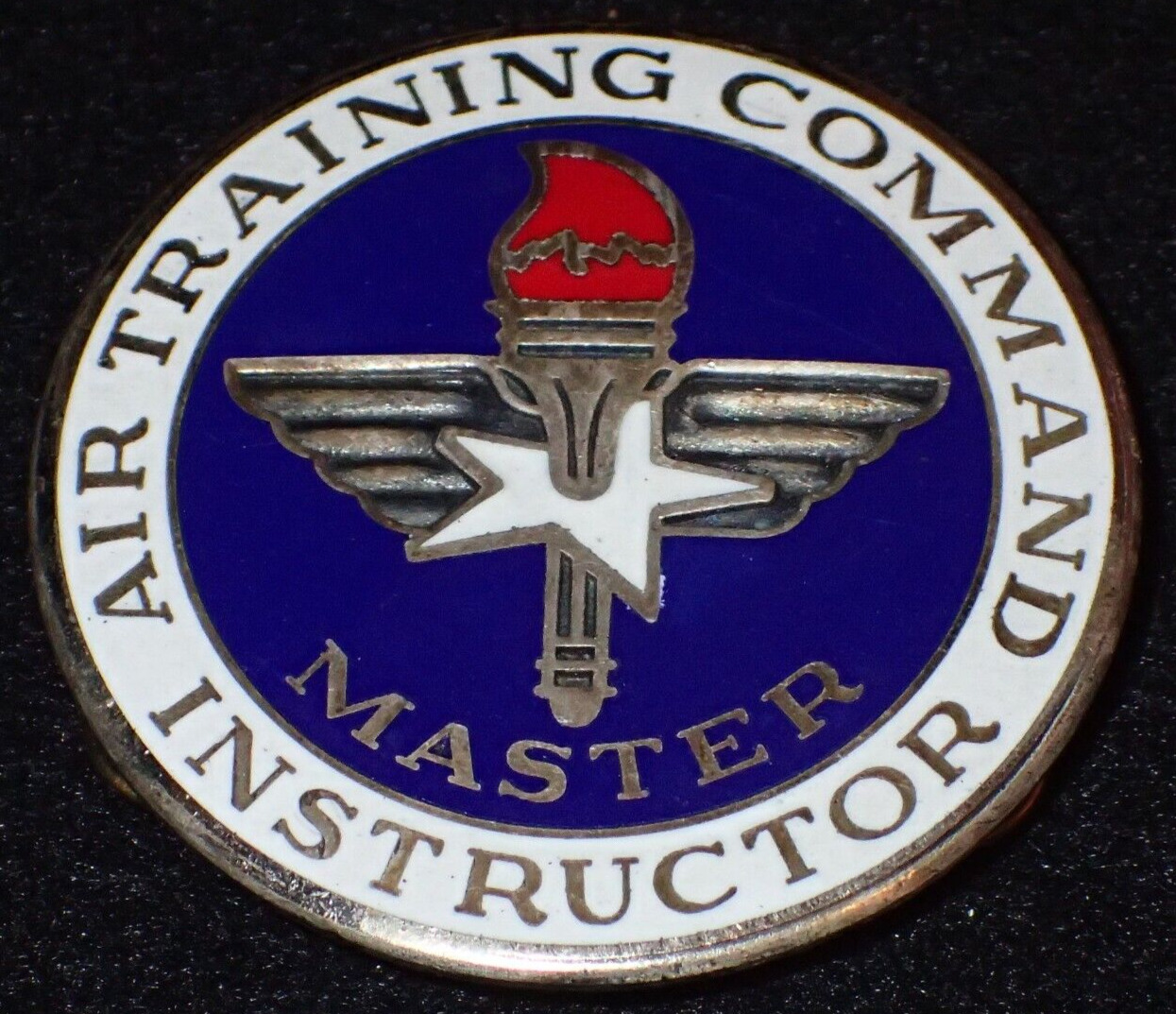 Cold War USAF Air Force Air Training Command Master Instructor Badge S-21 Clutch
