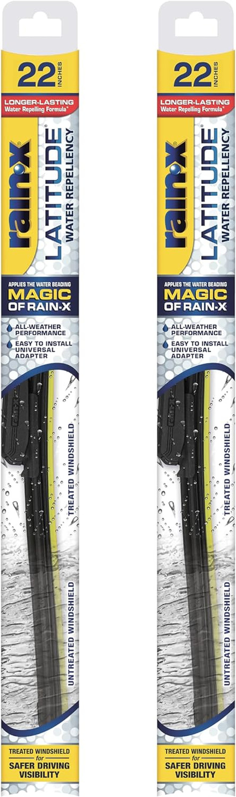 810165 Latitude 2-In-1 Water Repellent Wiper Blades, 22 Inch Windshield Wipers (