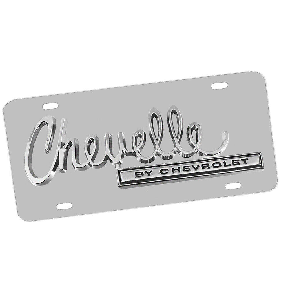 Compatible with 1970 Chevelle Exterior Colors Aluminum License Plate