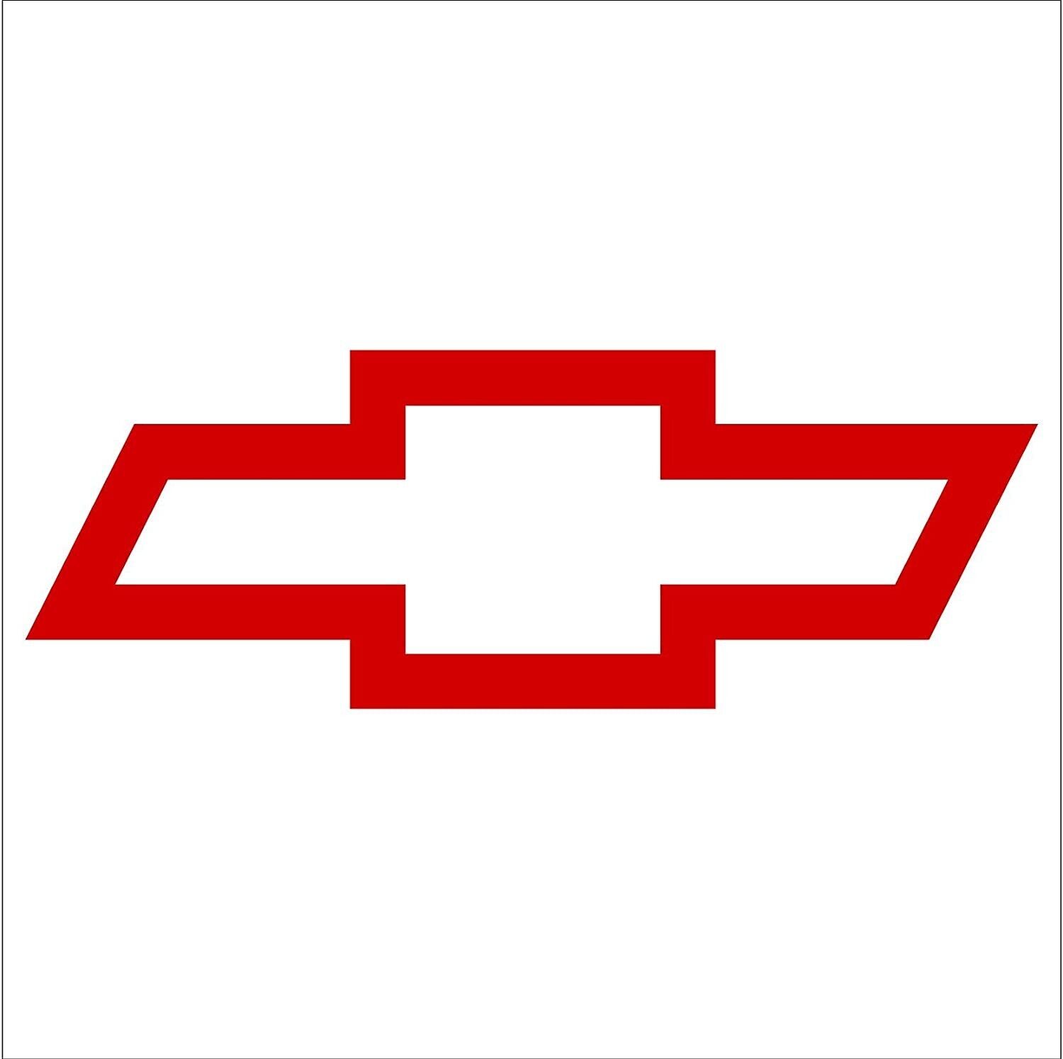 Chevy Bowtie Decal - (V1) Chevy Bowtie Sticker - Chevrolet Bowtie Decal Sticker