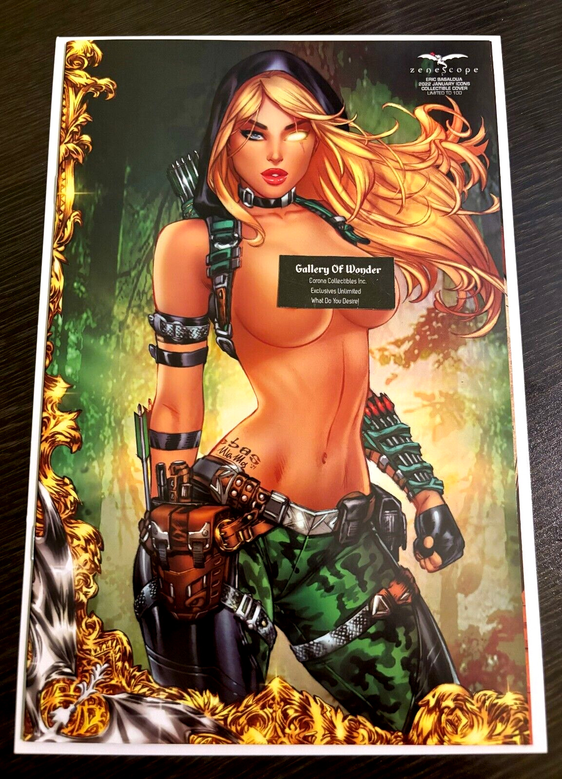 ZENESCOPE #1 ICONS EBAS EXCLUSIVE Z-RATED COLLECTIBLE COVER LTD 100 NM+