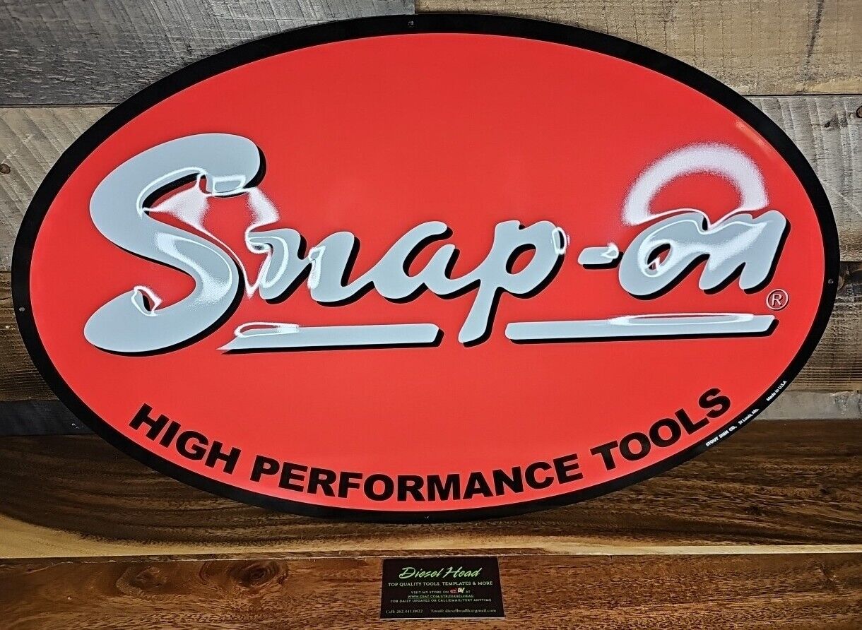 *NEW* Snap On Tools USA “HIGH PERFORMANCE TOOLS 24”x15” Sign FREE PRIORTY