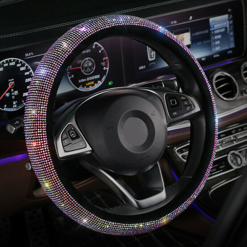 Universal Luxury Bling Sparkle Rhinestone Diamond Car Accessories Interior Decor