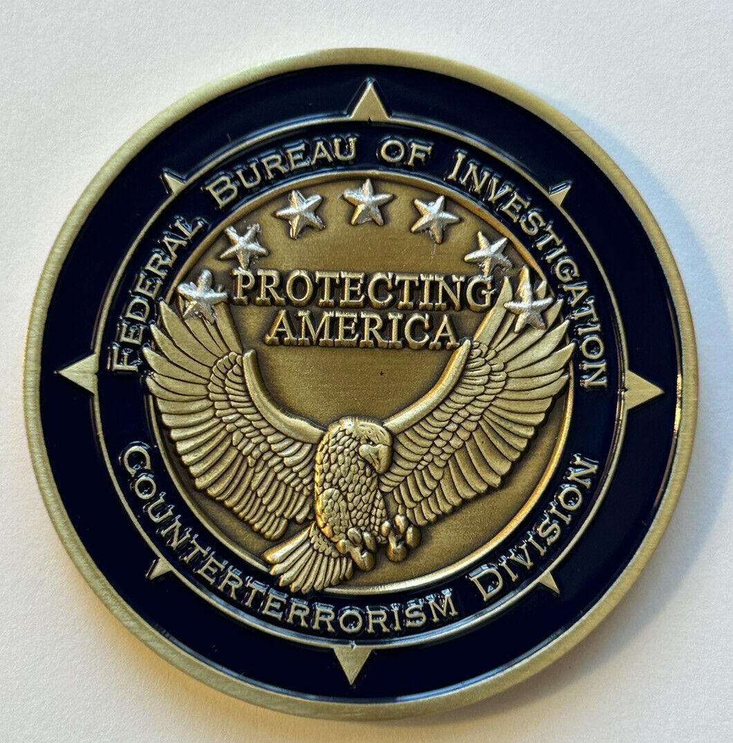 FBI - CTD Counter Terrorism Division challenge coin