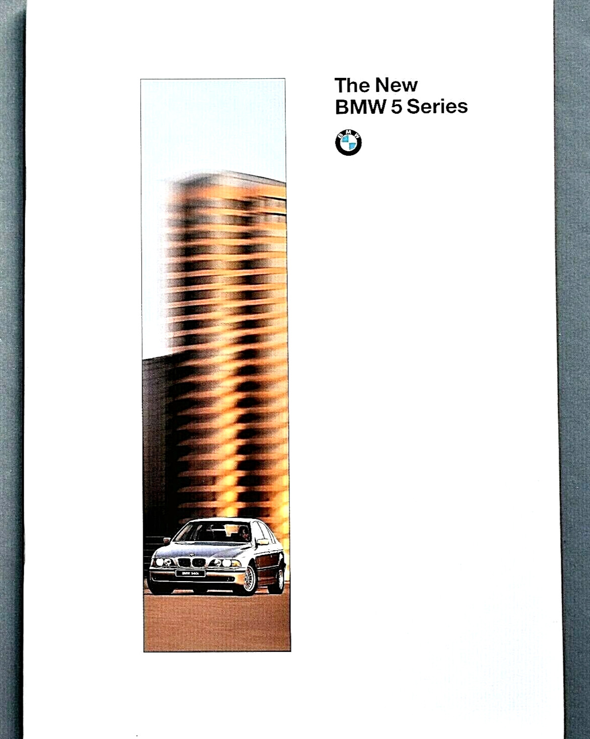 1996 BMW 5 SERIES PRESTIGE SALES BROCHURE CATALOG ~ 42 PAGES