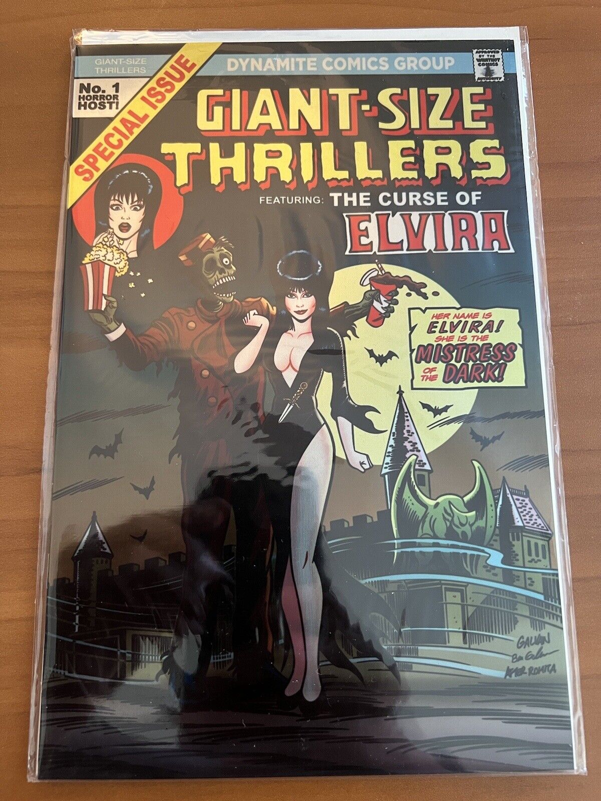 METAL Curse Of Elvira Mistress Dark Horror Thriller Special Zombie Usher Popcorn