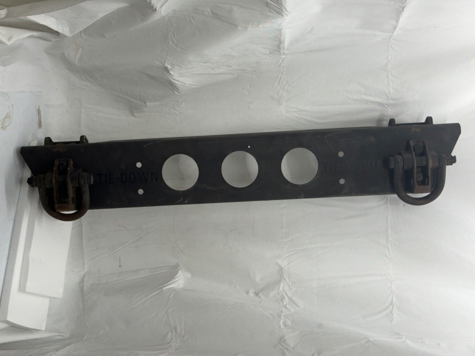 MILITARY HMMWV, HUMVEE Front Bumper W/Mount Brackets, Tow Shackles & Hardware