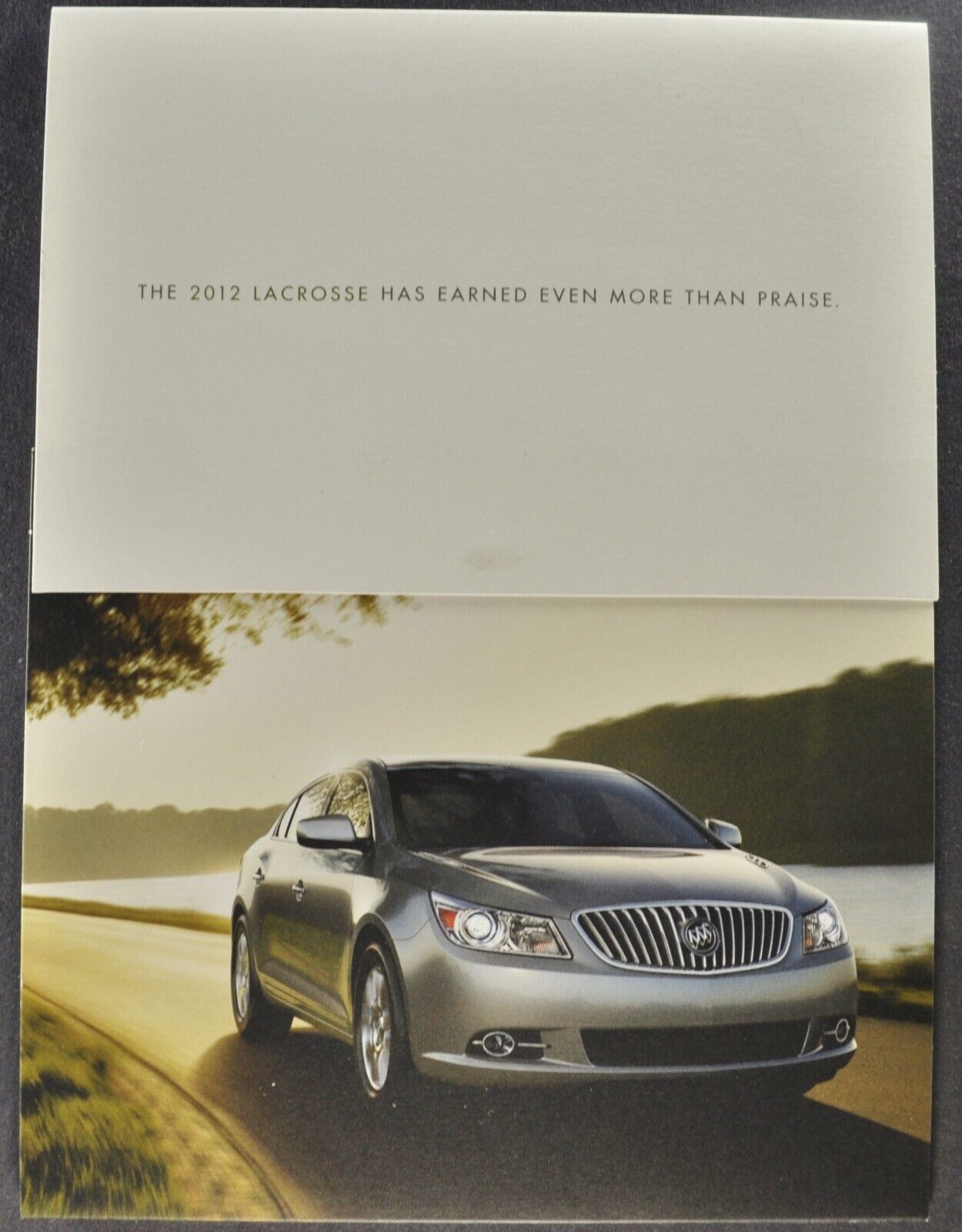2012 Buick Lacrosse Sedan Sales Brochure Folder Excellent Original 12