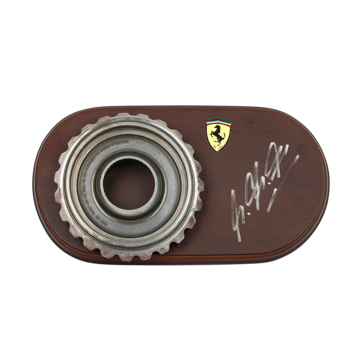 Exclusive Ferrari Differential Ring Gear with Michael Schumacher Signature