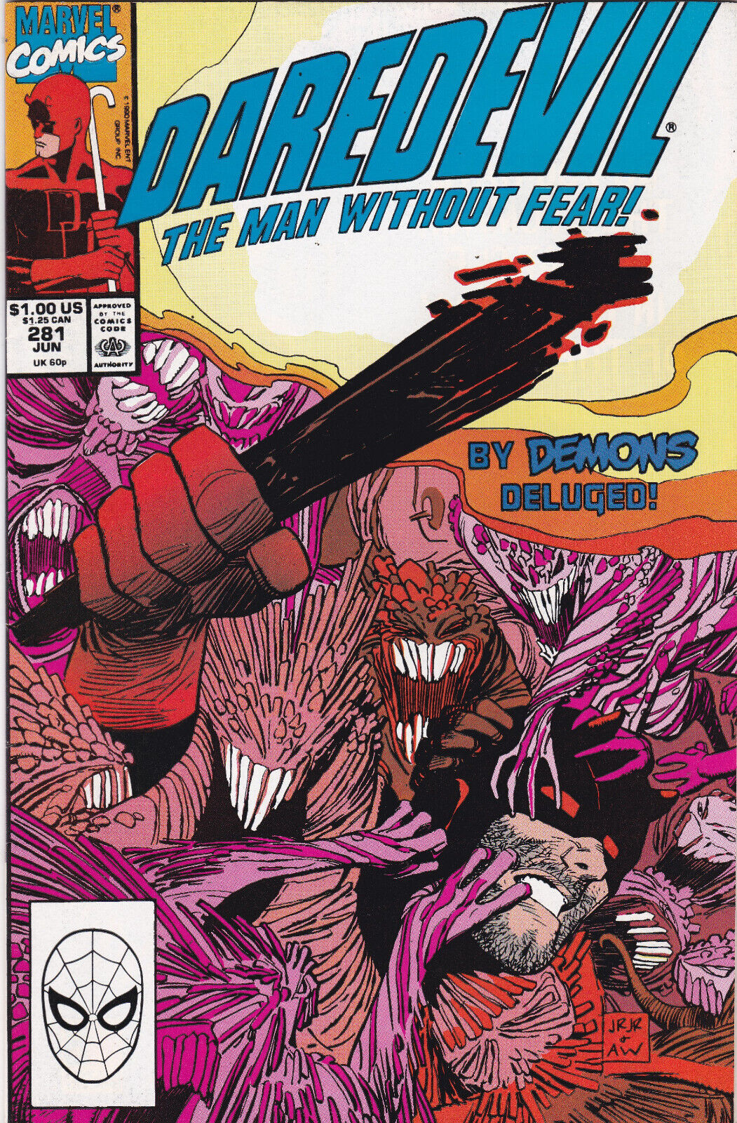 Daredevil #281 Vol. 1 (1964-1998, 2009-2011) Marvel Comics,Mid Grade