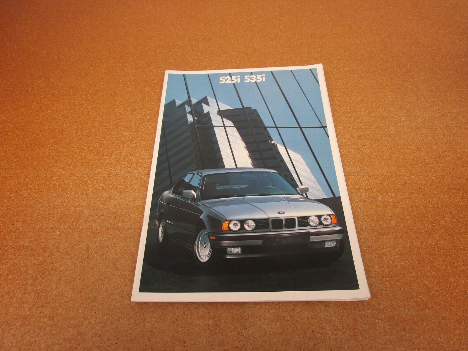 1989 BMW 5-series 525i 535i sales brochure 40 pg ORIGINAL