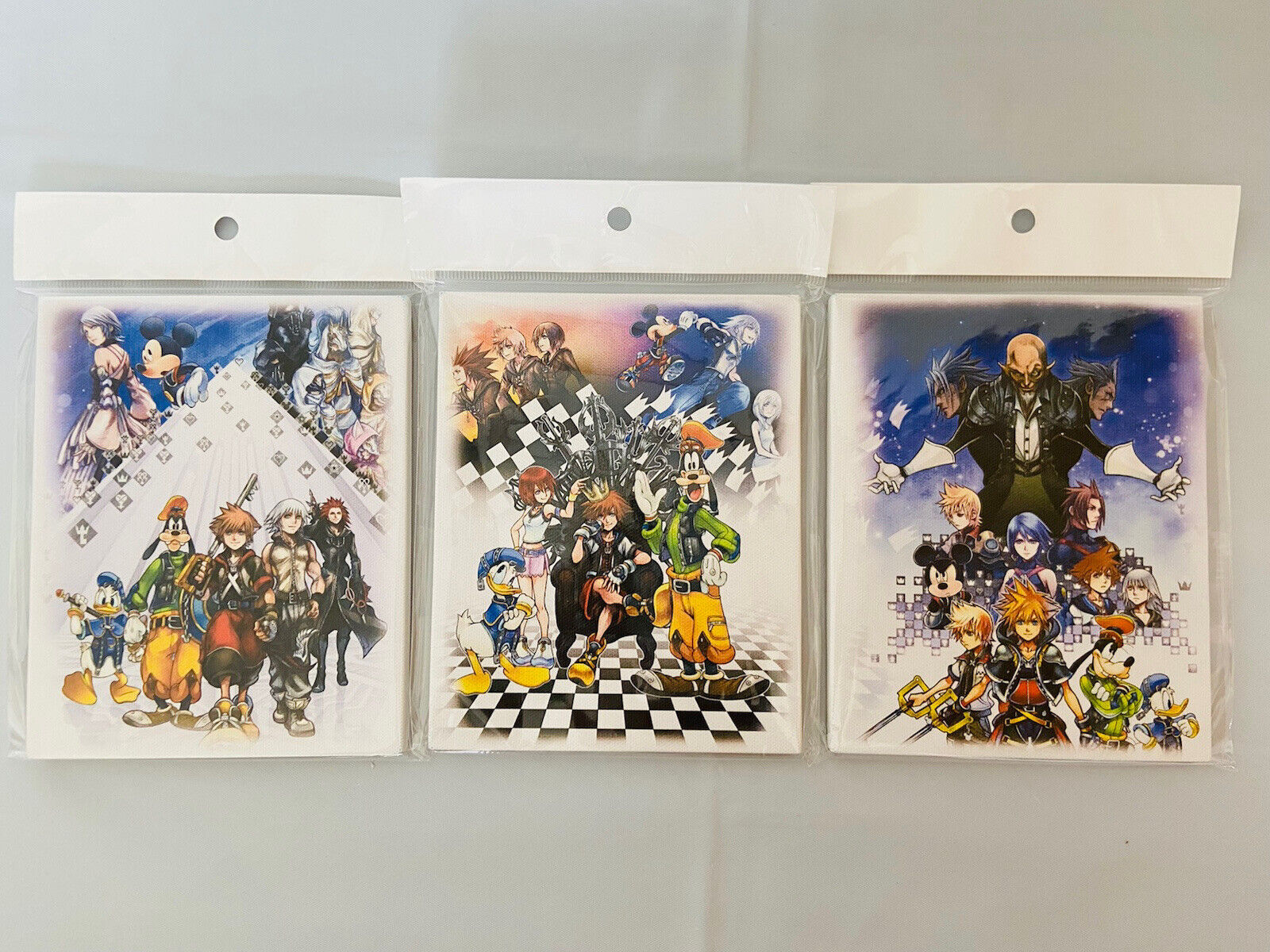KINGDOM HEARTS Novelty merch Mini Canvas Board Ichiban Lottery Bandai set of 3