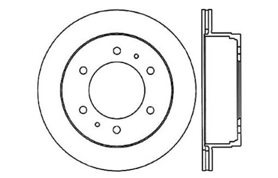 Disc Brake Rotor Rear Centric 121.42039 fits 88-95 Nissan Pathfinder