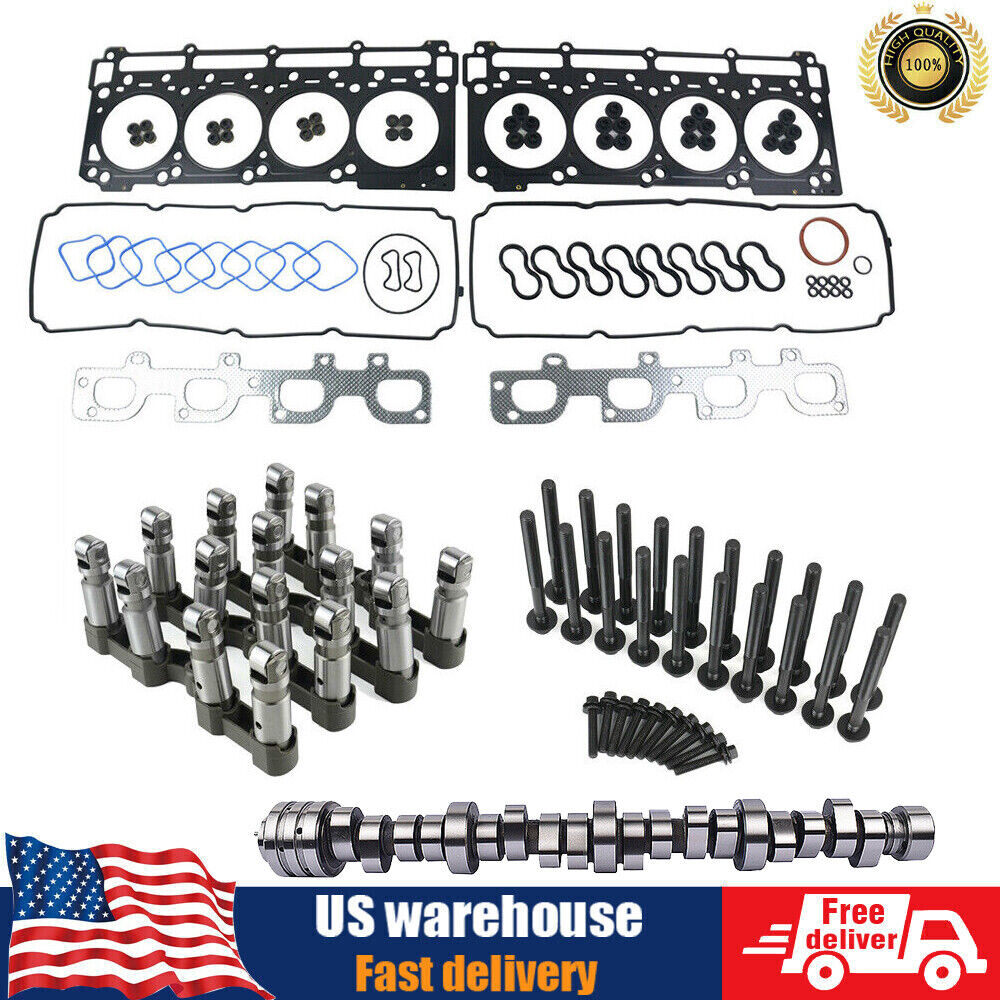 MDS Lifters KIT cam Head Gasket Bolts FOR Dodge Charger Jeep Chrysler 6.4L HEMI