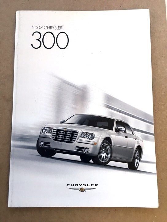 2007 Chrysler 300 36-page Original Car Sales Brochure Catalog - Hemi SRT8 300C