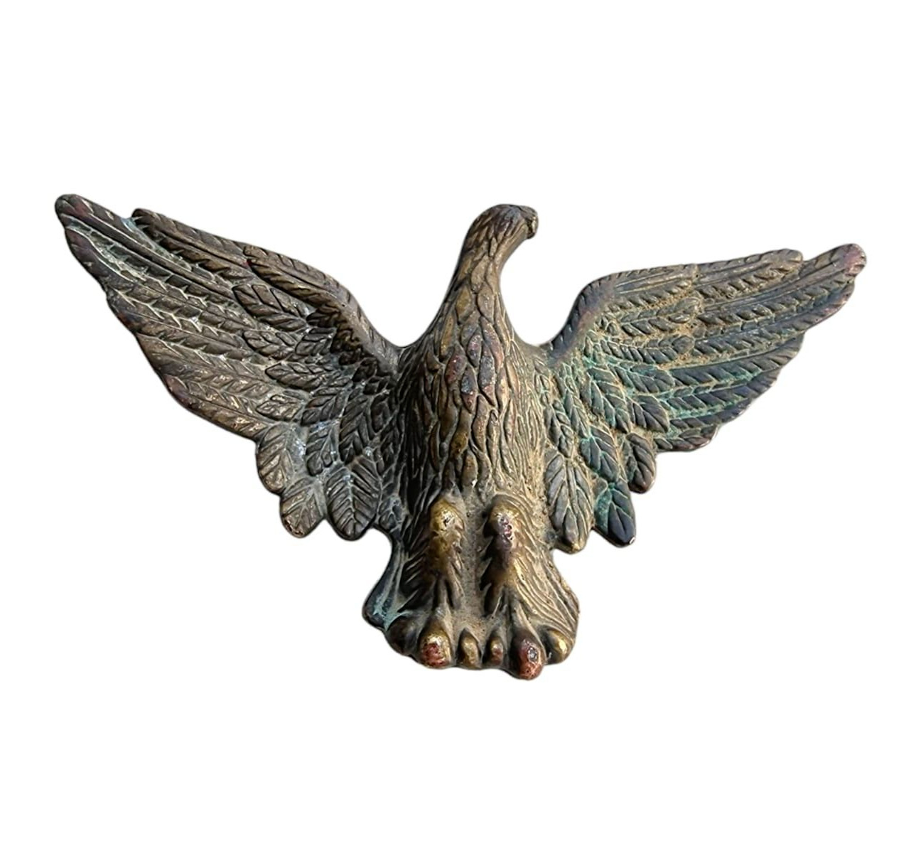 1900s Old Vintage Antique Harley Davidson Motor Cycles Brass Eagle Bird Logo USA