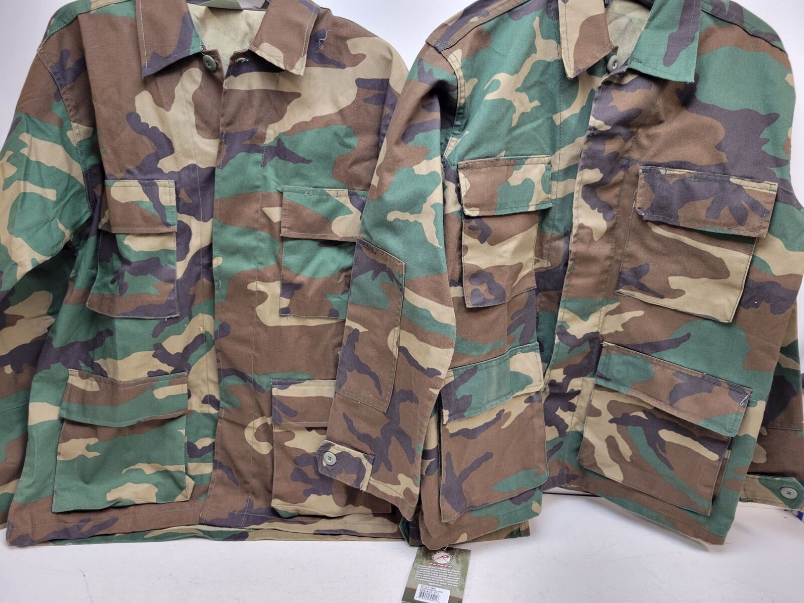Woodland Camouflaged Military Shirts