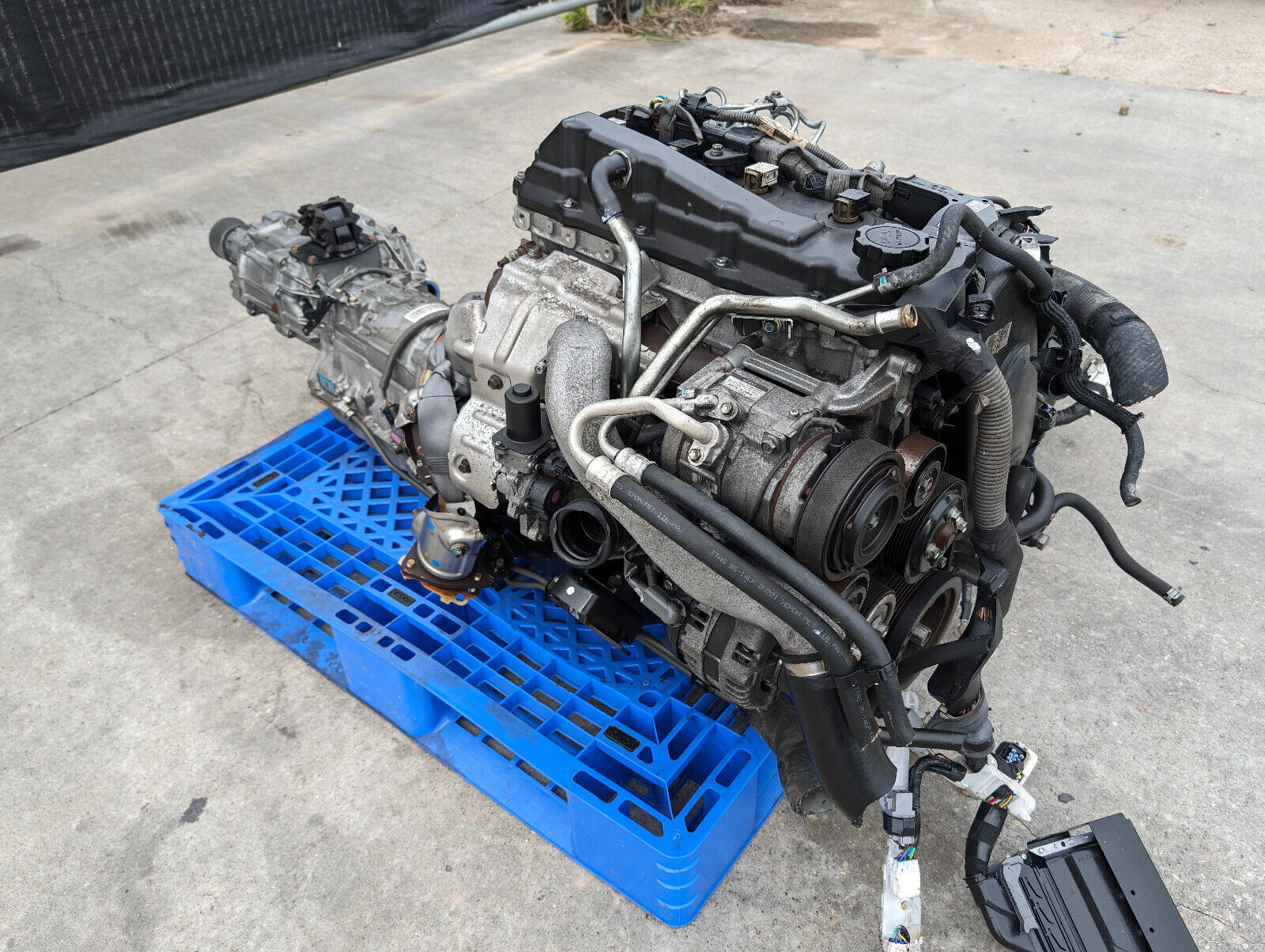 JDM Toyota 1KD-FTV D-4D DOHC 3.0L Turbo Diesel Engine and Transmission Complete