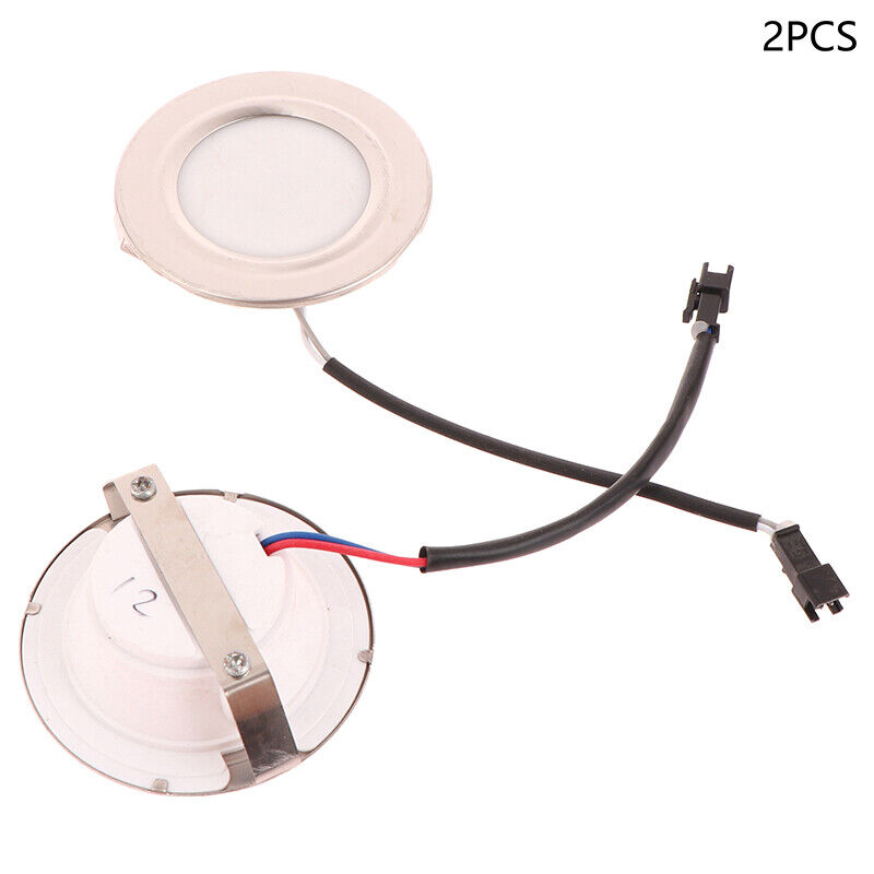 2 PCS 70mm Range Hood Light LED Bulb 12V DC 1.5W Kitchen Cooker Lamp Cabinet