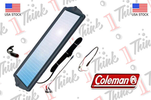 NEW Coleman 2W, 12V Solar Panel, Battery Maintainer