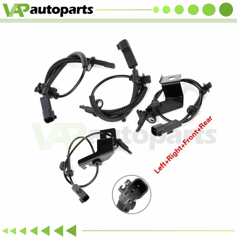 For Ford Fusion 2013 2014-2018 4 Pcs Rear & Front ABS Speed Sensor Left or Right