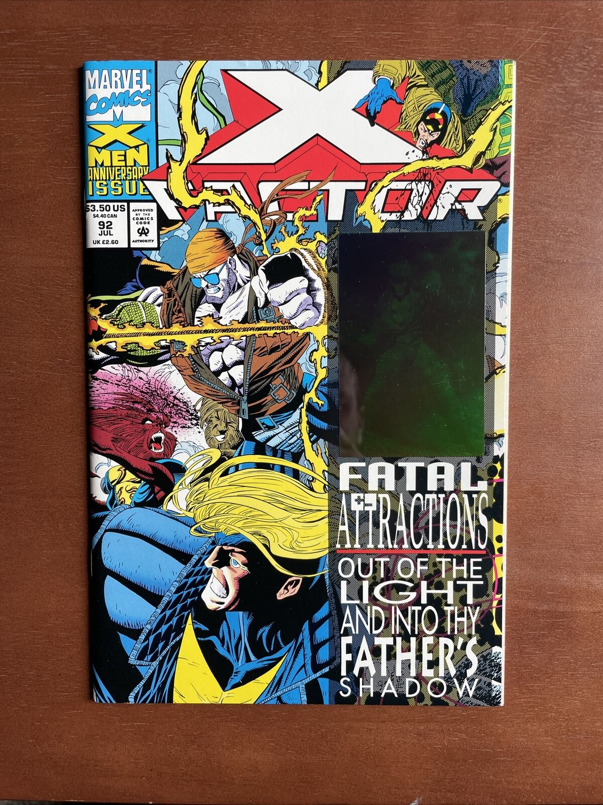 X-Factor #92 (1993) 9.4 NM Marvel High Grade Comic 1st Exodus App Quesada Art