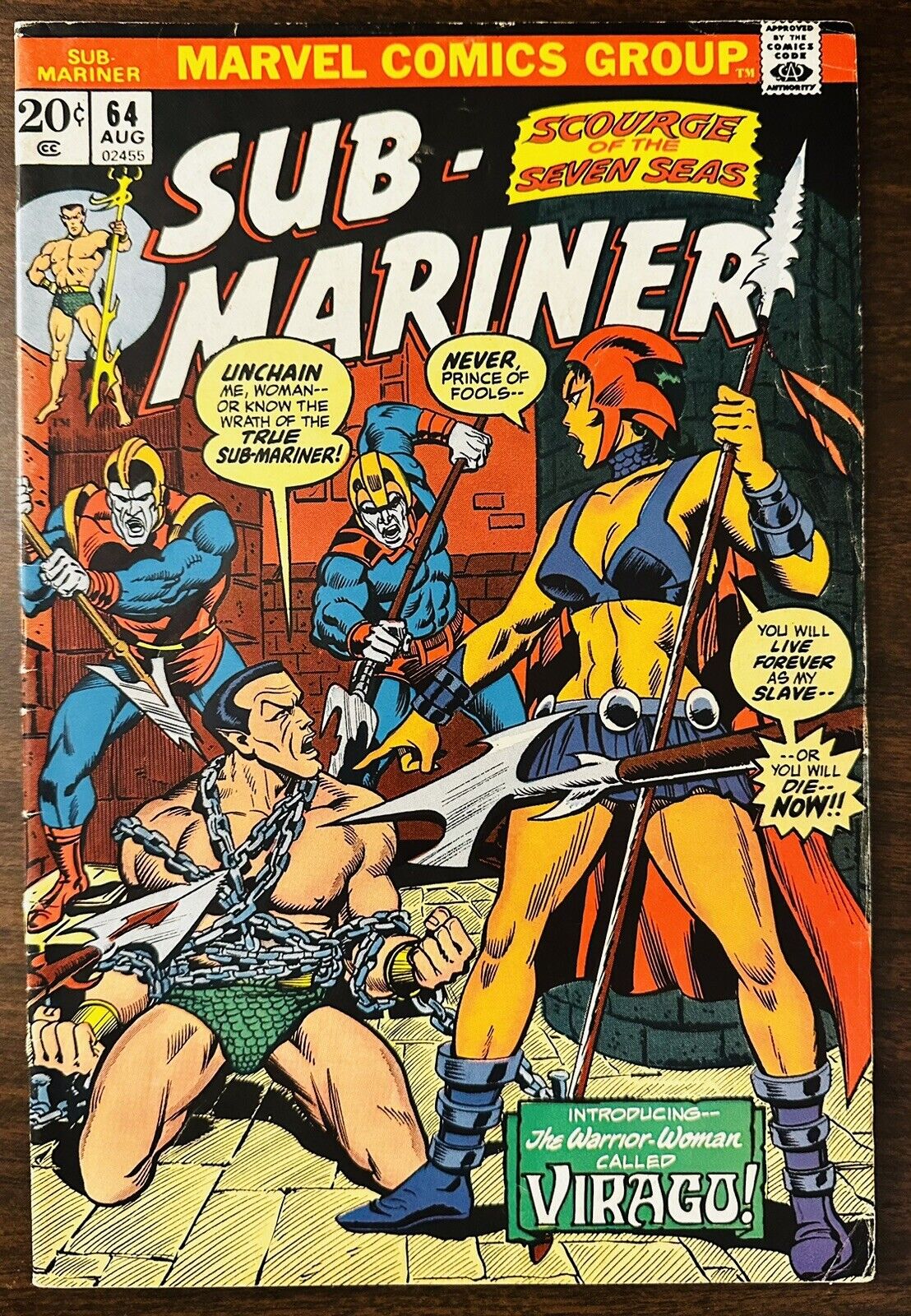 SUB-MARINER #64 & #65 VF+ 8.5 Perfect Bright Colors  White Pages  Nice One 