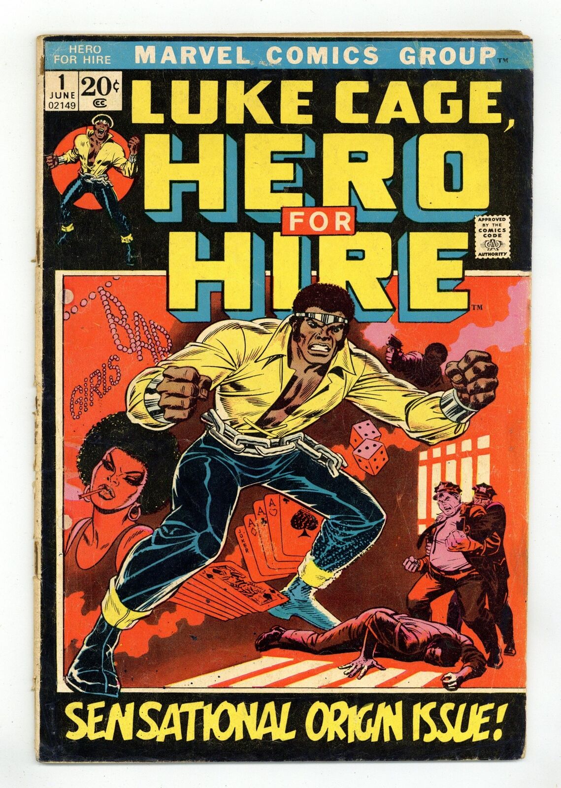 Power Man and Iron Fist Luke Cage #1 GD- 1.8 RESTORED 1972